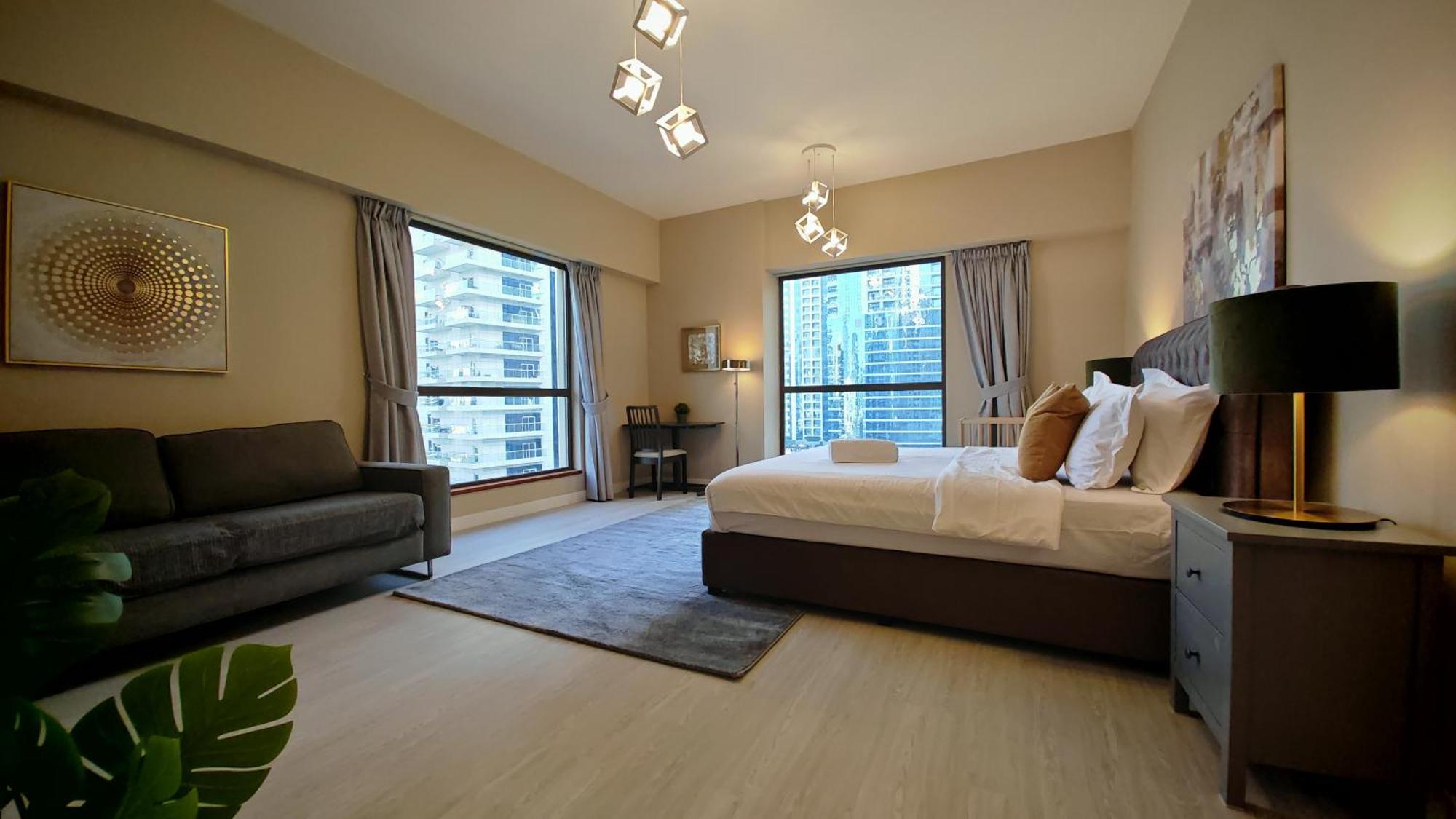 Modern, Spacious, Luxe 5Br Plus Maid Condo In Jbr, Near Jbr Beach, Marina View, By La Buena Vida Holiday Homes Apartment